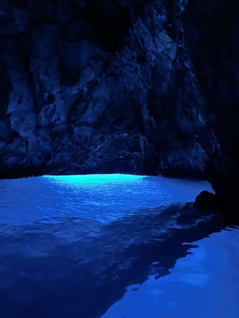 Blue Cave on Biševo island, Croatia